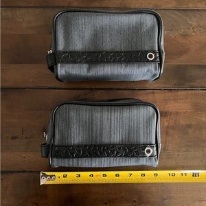 Two Emirates Business Class Male Amenity Kits w/ Bvlgari Products (New)